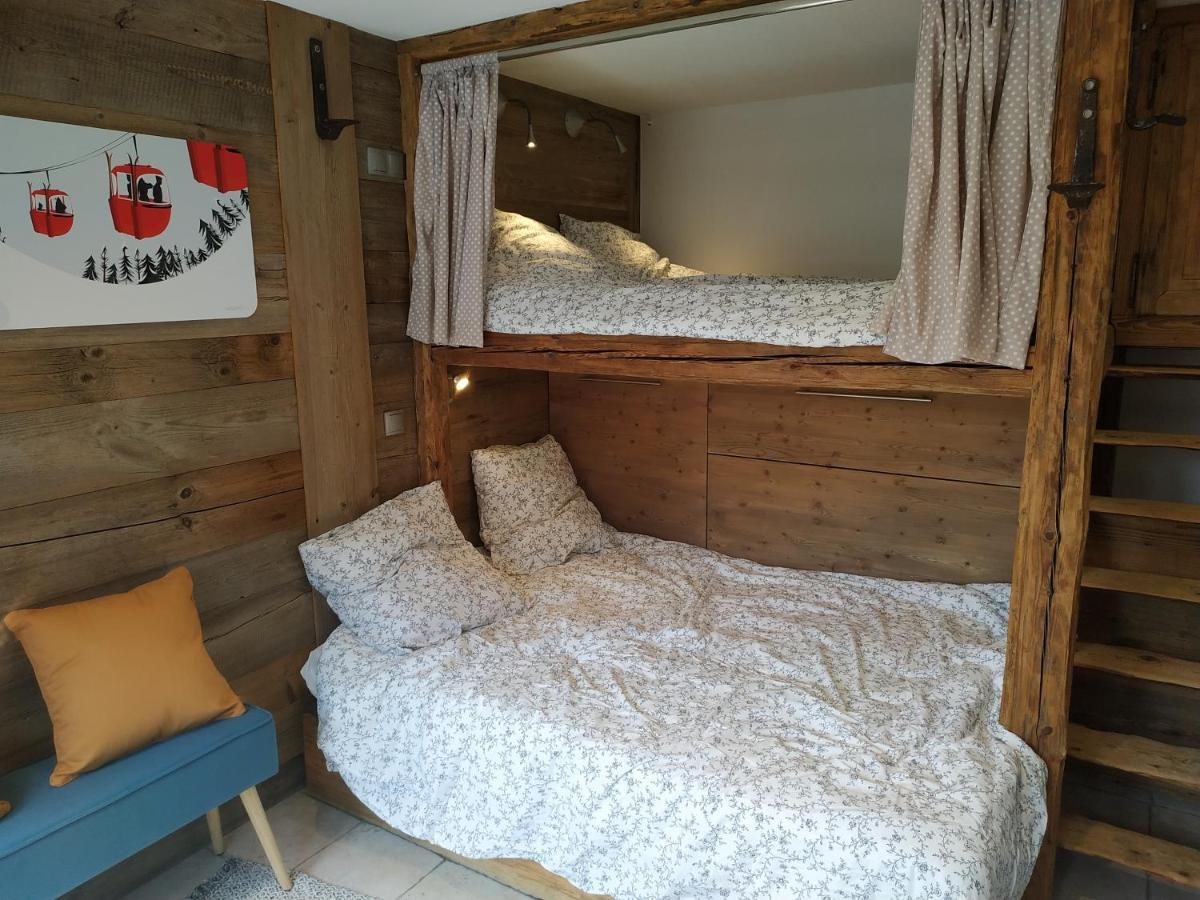 Le Montana - Studio Rue Du Centre - Cosy Et Montagnard - Navette Les Gets Exterior photo