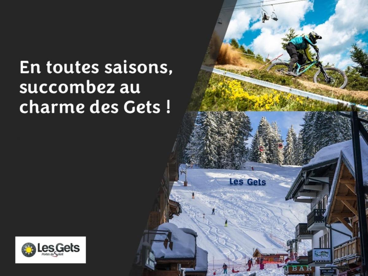 Le Montana - Studio Rue Du Centre - Cosy Et Montagnard - Navette Les Gets Exterior photo